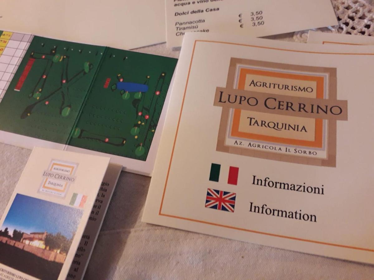 Agriturismo Lupo Cerrino Tarquinia Eksteriør bilde